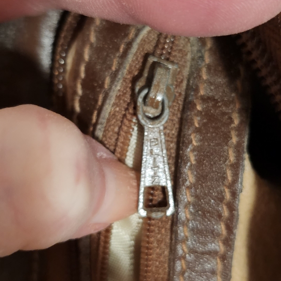 Vintage Bally Monogram Coated Canvas & Leather Shoulder Bag 12" X 7" - Picture 15 of 16